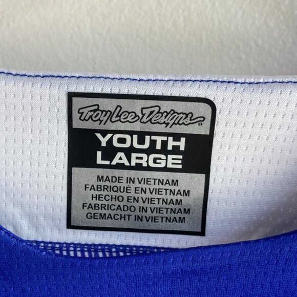 NWT Troy Lee Designs Royal Blue & White Sprint Jersey - Picture 5 of 10